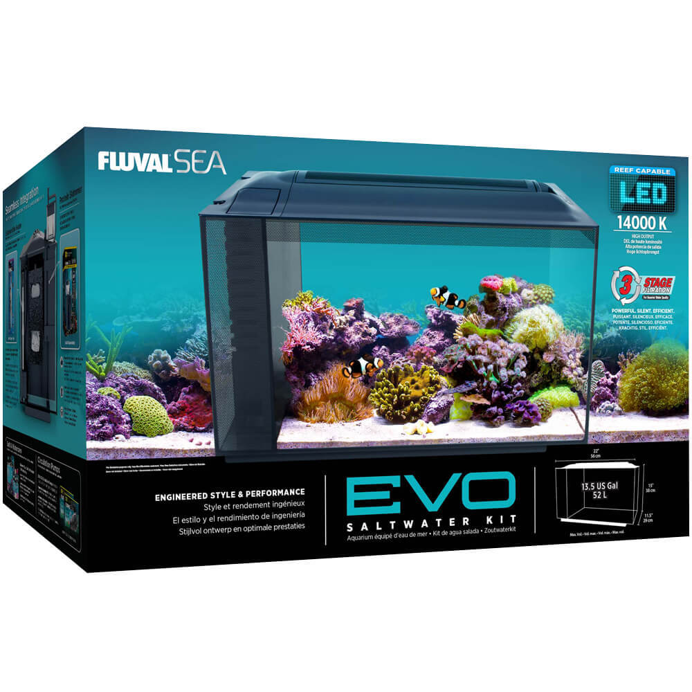 Acuario marino de diseño Fluval Evo