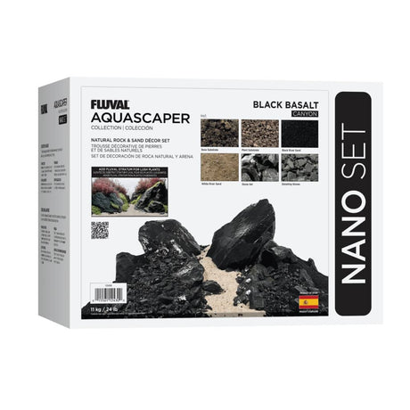 Kit Aquascaper Fluval Black Basalt
