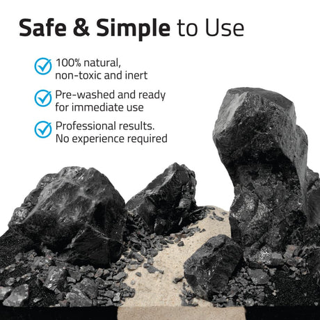 Kit Aquascaper Fluval Black Basalt