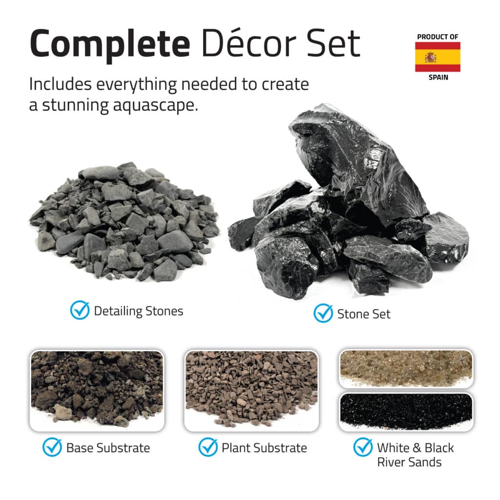 Kit Aquascaper Fluval Black Basalt