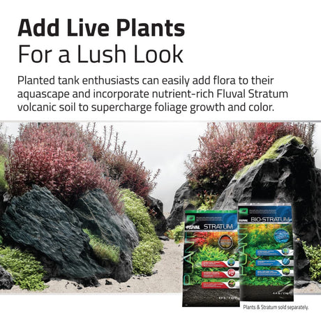 Kit Aquascaper Fluval Black Basalt