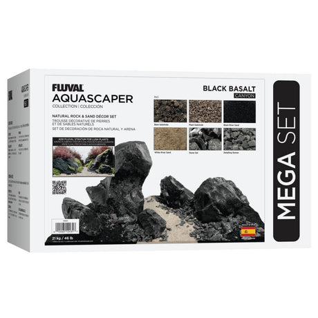 Kit Aquascaper Fluval Black Basalt