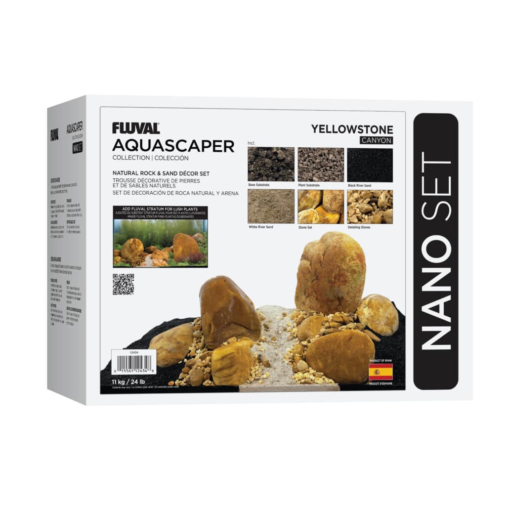 Kit de piedras y grava para acuascaping Fluval - Ámbar