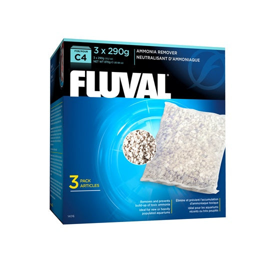 Eliminador amoniaco para filtro mochila Fluval C - Pack de 3