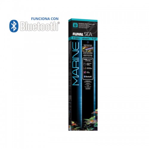 Pantallas de iluminación con bluetooth para acuarios Fluval Sea Marine Spectrum