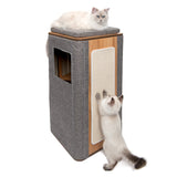 Árbol rascador para gatos Catit Vesper Cubo Tower - Piedra