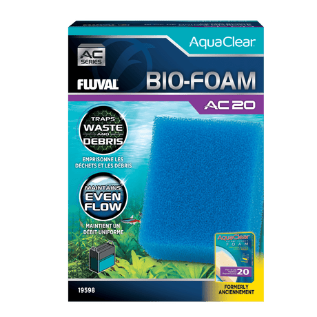 Bio-esponja azul para filtro AquaClear Fluval AC - Pack de 1