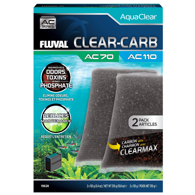 Material filtrante Clear-Carb para filtro AquaClear Fluval AC