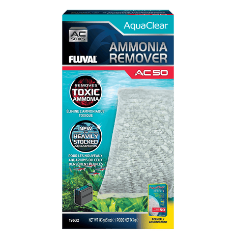 Eliminador de amoniaco para filtro AquaClear Fluval AC - Pack de 1