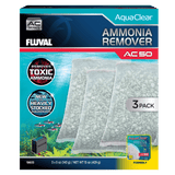 Pack ahorro eliminador de amoniaco para filtro AquaClear Fluval AC - Pack de 3