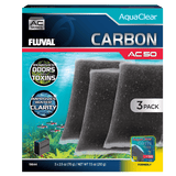 Pack ahorro carbón para filtro AquaClear Fluval AC - Pack de 3