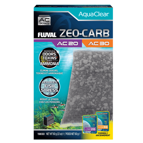 Zeo-Carb para filtro AquaClear Fluval AC - Pack de 1