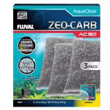 Pack ahorro Zeo-Carb para filtro AquaClear Fluval AC - Pack de 3