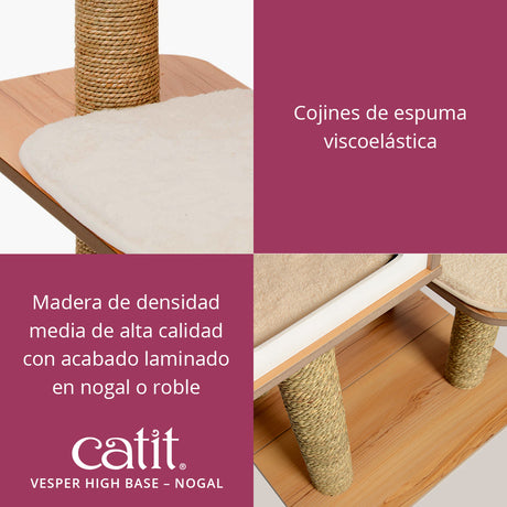 Árbol rascador para gatos Catit Vesper High Base