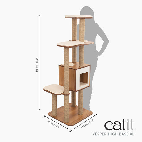 Árbol rascador para gatos Catit Vesper High Base XL