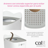 Arenero para gatos con entrada superior Catit PIXI