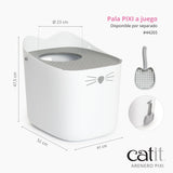 Arenero para gatos con entrada superior Catit PIXI