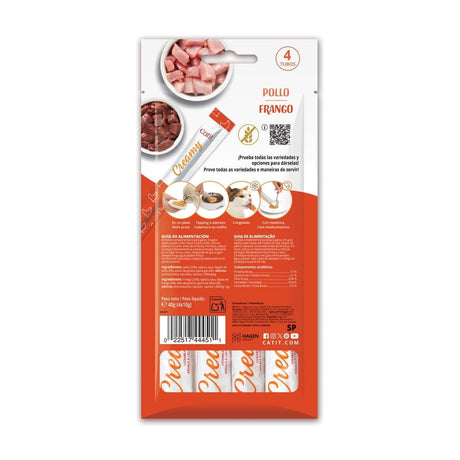 Snacks cremosos para gatos Catit Creamy – 4 Tubos