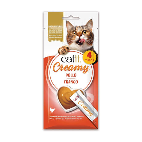 Snacks cremosos para gatos Catit Creamy – 4 Tubos