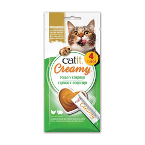 Snacks cremosos para gatos Catit Creamy – 4 Tubos