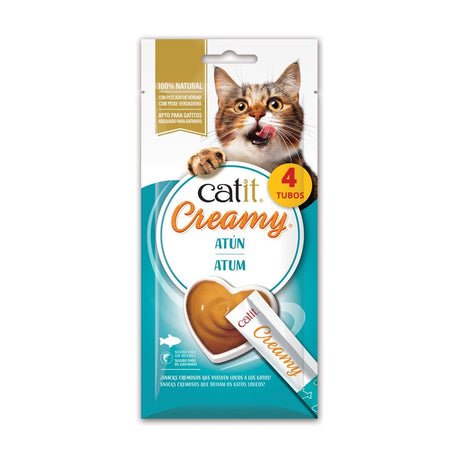 Snacks cremosos para gatos Catit Creamy – 4 Tubos