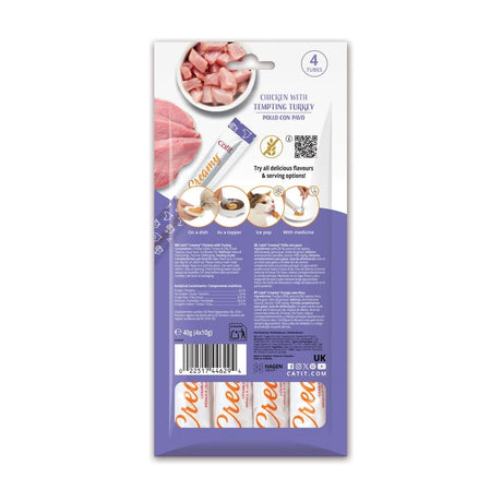 Snacks cremosos para gatos Catit Creamy – 4 Tubos