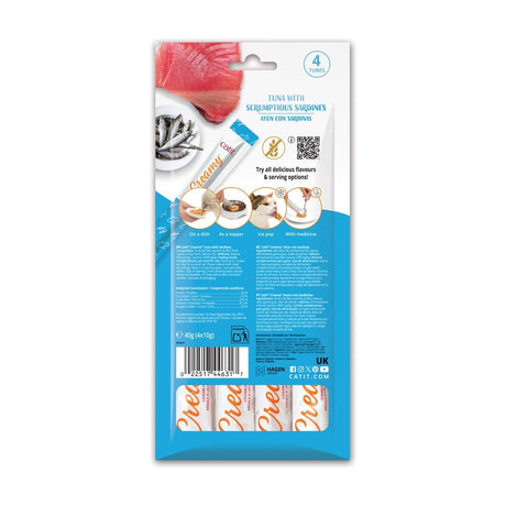 Snacks cremosos para gatos Catit Creamy – 4 Tubos