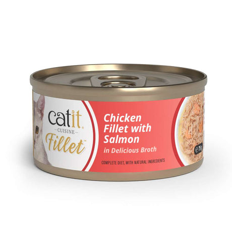 Pollo desmenuzado para gatos Catit Cuisine Fillet