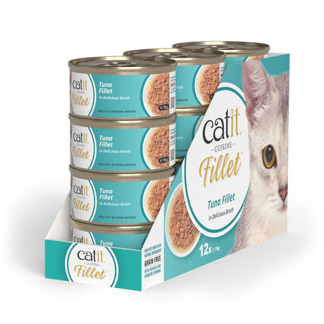 Atún desmenuzado para gatos Catit Cuisine Fillet