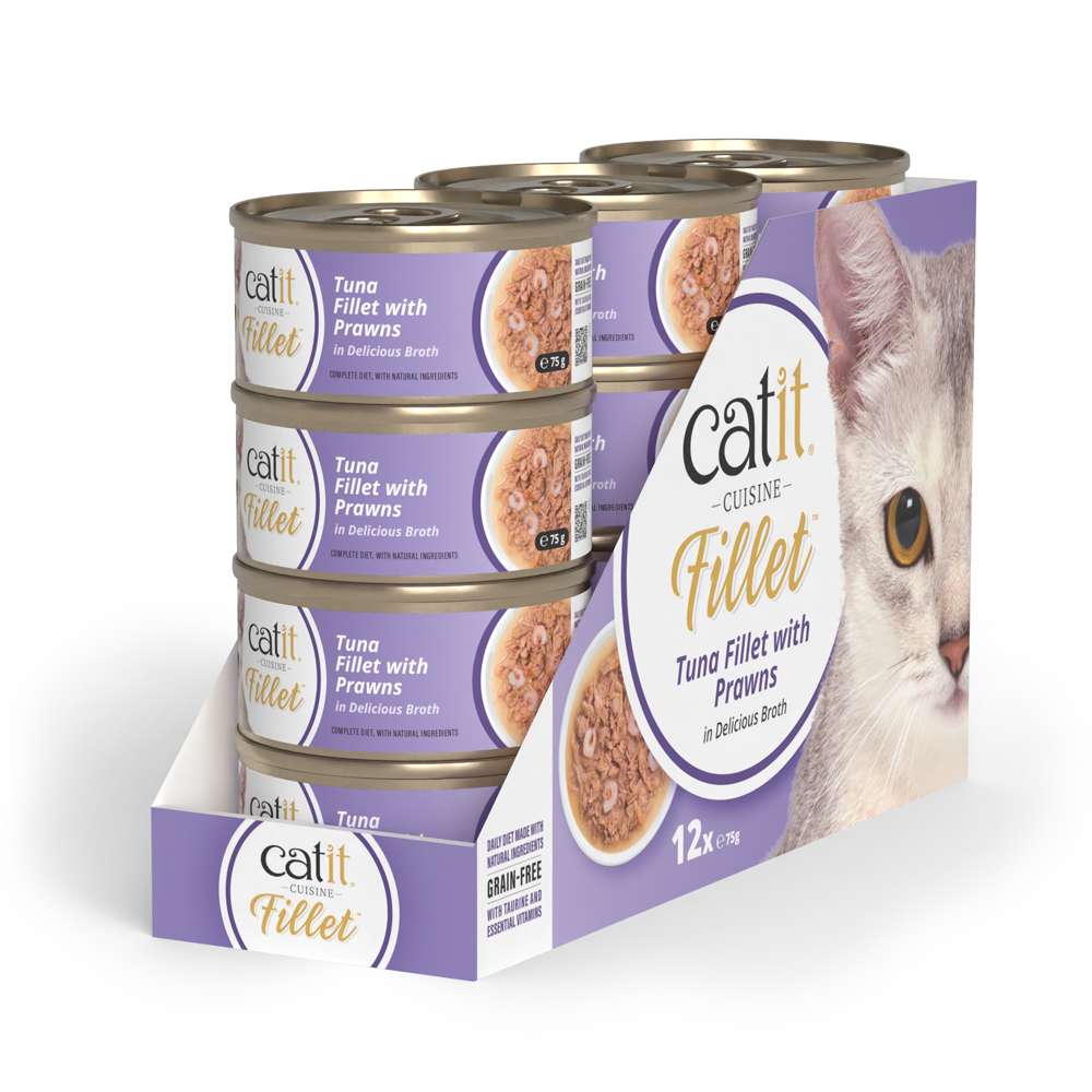 Atún desmenuzado para gatos Catit Cuisine Fillet