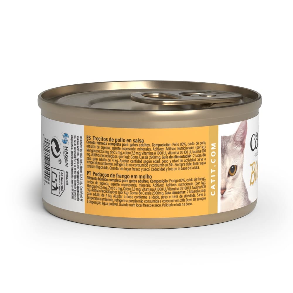 Trocitos de carne en salsa para gatos Catit Cuisine Bites