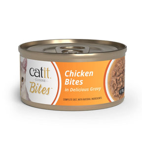 Trocitos de carne en salsa para gatos Catit Cuisine Bites