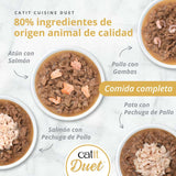 Dúo de carne con toppings para gatos Catit Cuisine Duet