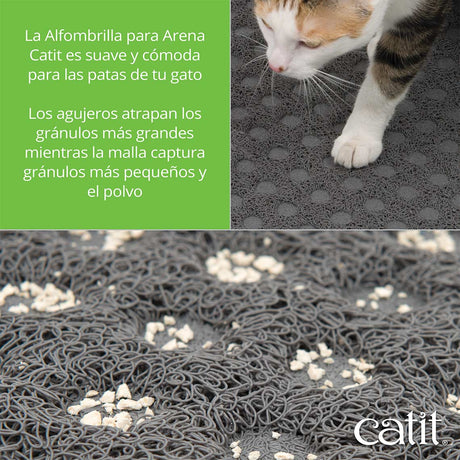 Alfombra para areneros de gatos Catit