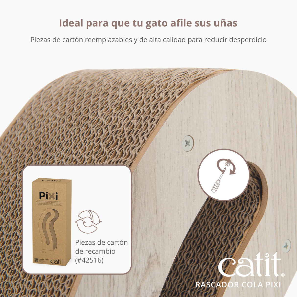 Rascadores de cartón para gatos Catit PIXI