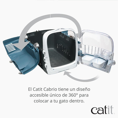 Transportín para gatos Catit Cabrio