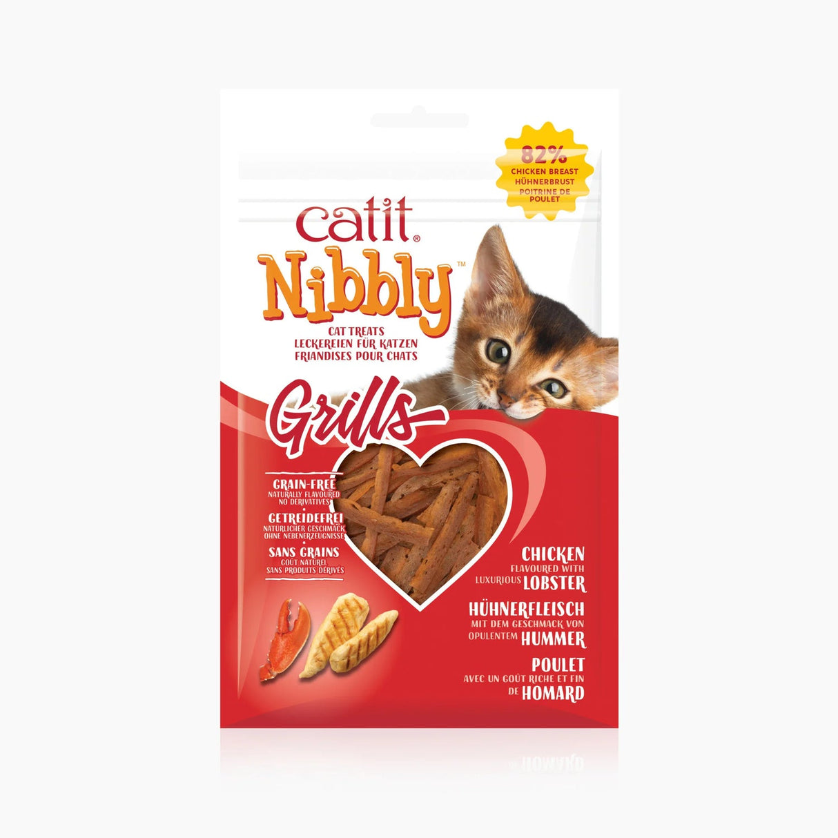 Snacks masticables para gatos Catit Nibbly Grills