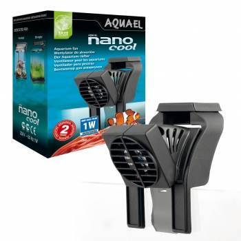Caja del Aquael MINI COOLER NANO-COOL y el ventilador