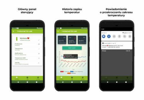 Imagen de APP del Aquael THERMOMETER LINK