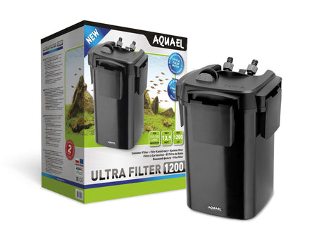 Filtro externo aquael filter 900 con su embalaje
