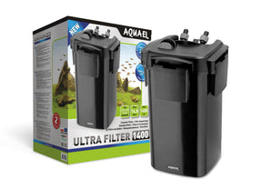 Filtro externo aquael filter 1400 con su embalaje