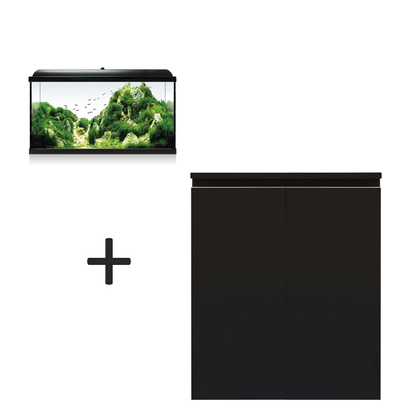 Kit AQUA LED RGB 100 negro y mueble negro