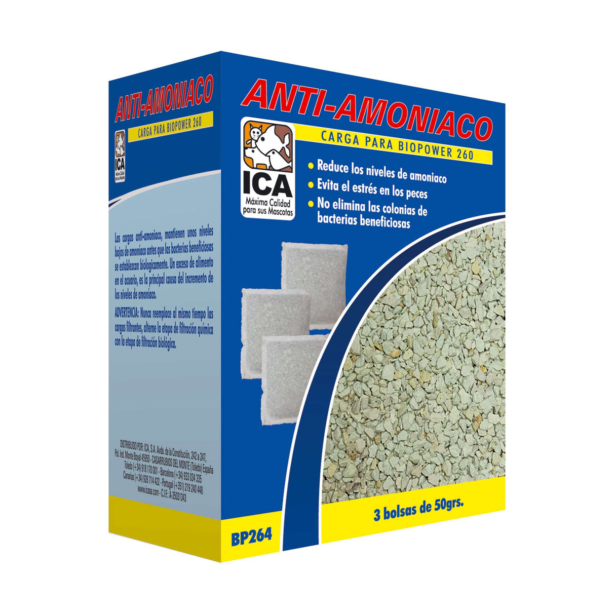 Carga ANTI-AMONIACO para filtros BIOPOWER - BP265
