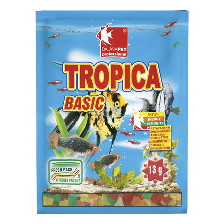 Alimento TROPICA BASIC de DAJANA sobre 13 gramos