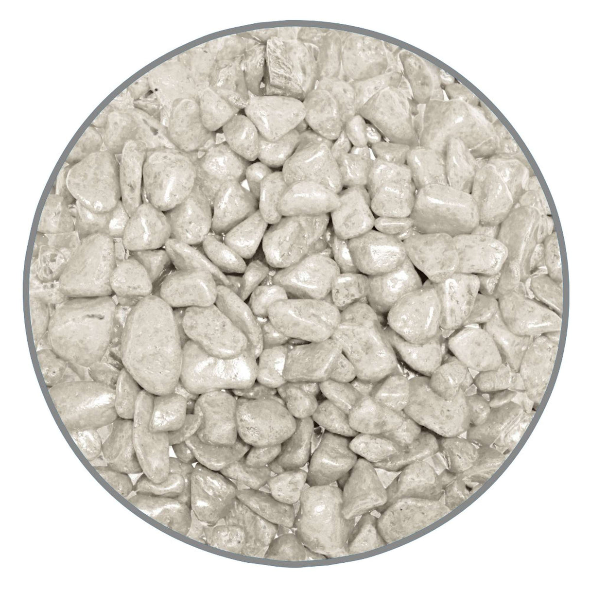 Grava blanca PREMIUM BRILLANTE (7 mm) - GC355