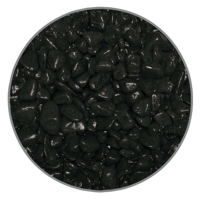 Grava negra PREMIUM BRILLANTE (7 mm) - GC414