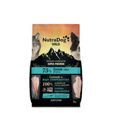 Alimento semihúmedo para perros adultos pescado y pollo 75% NutraDog WILD - NDW0203
