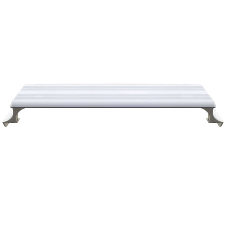 Vista frontal de la Pantalla Aqualed Génesis en color blanco.