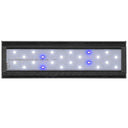 Vista de los leds de la Pantalla Aqualed Génesis luz azul y blanca en color negro
