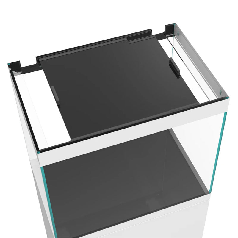 Vista de la tapa corredera del acuario con mesa Waterbox Eden 20 y 30